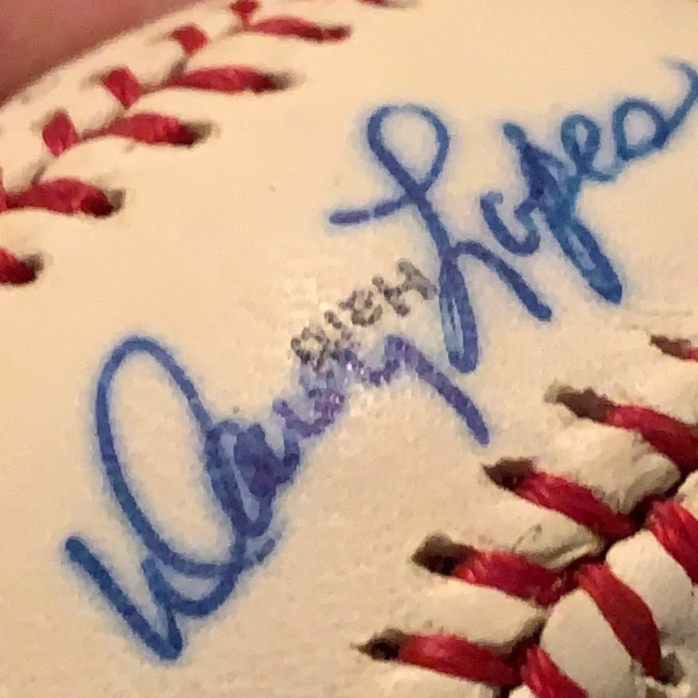 All Star Davey Lopes Autographed Baseball read below please 👇